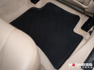Alfa Romeo Giulia Floor Mat Set - All Weather Rubber Front/ Rear 4 Piece Set - Deluxe - Q4/ AWD Model